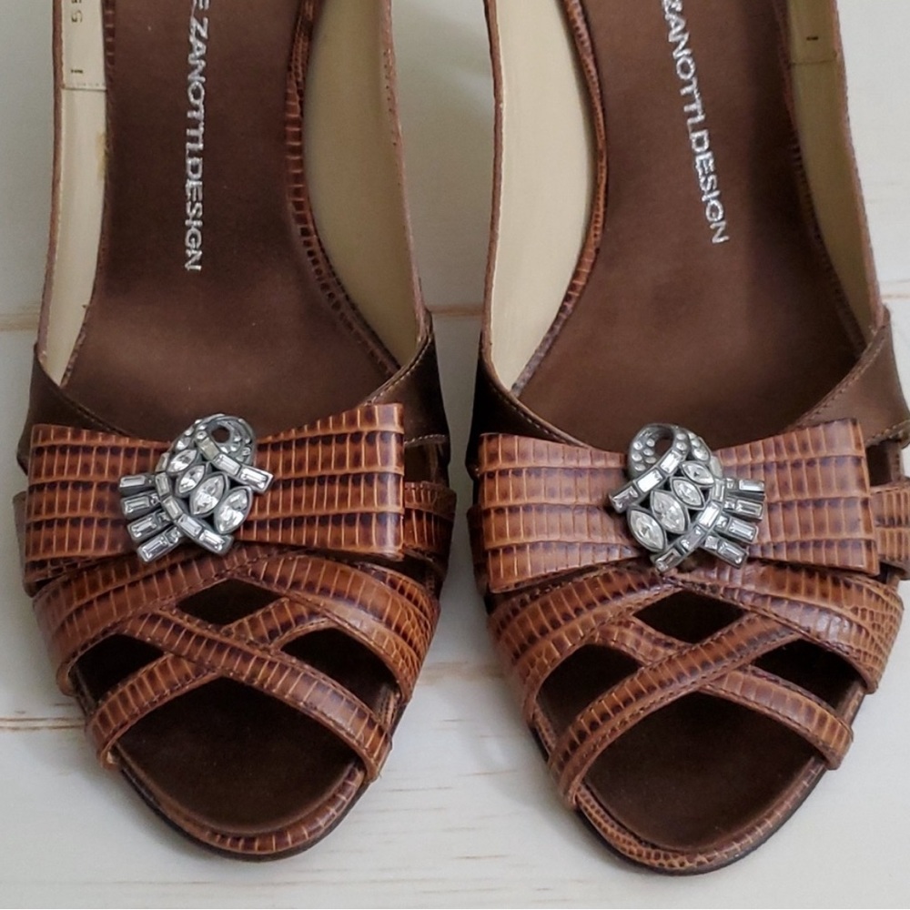 Giuseppi Zanotti | Brown Leather Pumps Sz 37 1/2